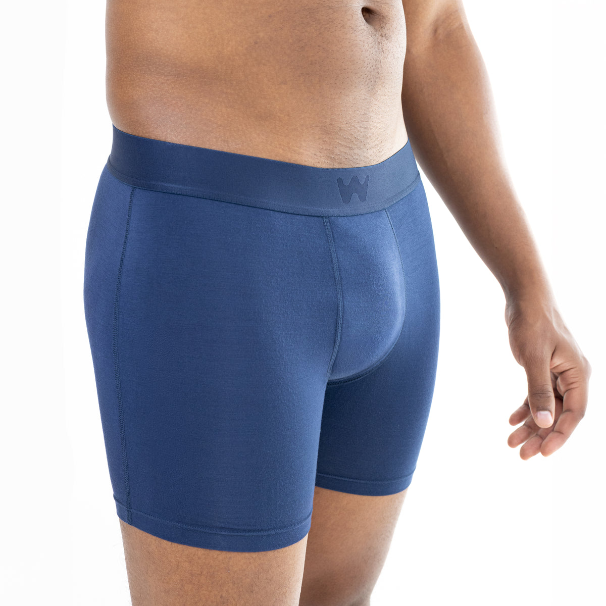 Style: Boxer Brief, Color: Navy Blue
