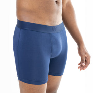 Style: Boxer Brief, Color: Navy Blue