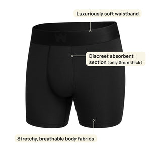 Style:Boxer Brief, Color: Black
