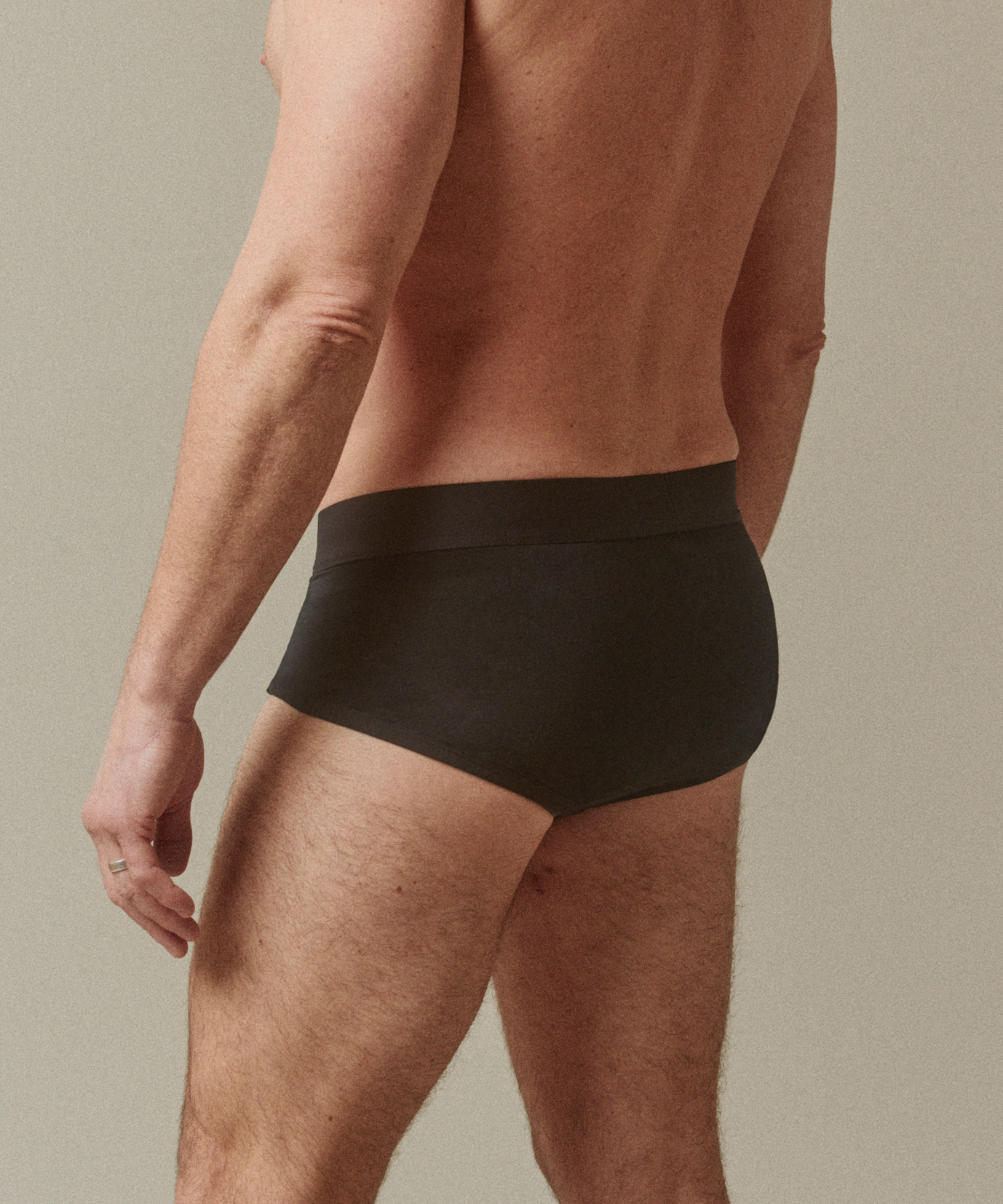 Style:Brief, Color: Black