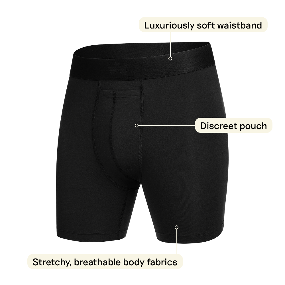 Style:Boxer Brief, Color: Black
