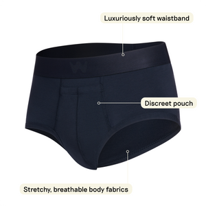 Style:Brief, Color: Black